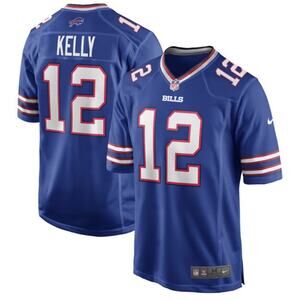 NWOT ~ Jim Kelly 12 BUFFALO BILLS Official Nike Football NFL Jersey Retired XL